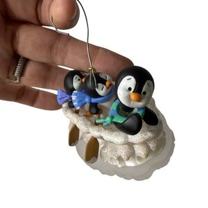 Hallmark‎ Keepsake Ornament Arctic Adventurers Penguins Rowing Boat Christmas